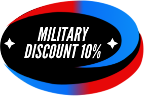 Military Discount 10% Badge